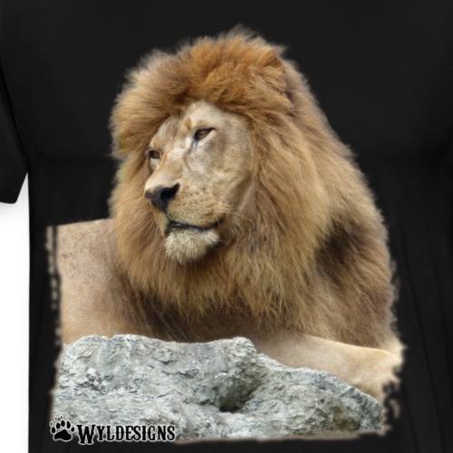 Lion Cutout - Men's Premium T-Shirt