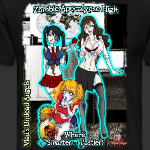 Zombie Apocalypse High! - Men's Premium T-Shirt