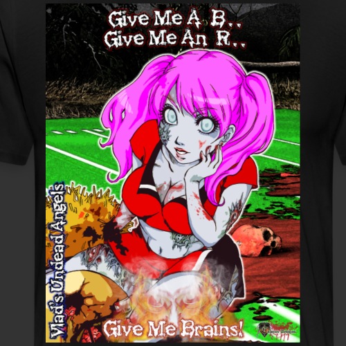 Undead Angels Classics: Zombie Cheerleader Buffy P - Men's Premium T-Shirt