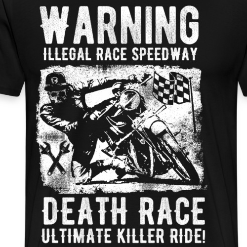 Motorcycle Death Race - Men's Premium T-Shirt
