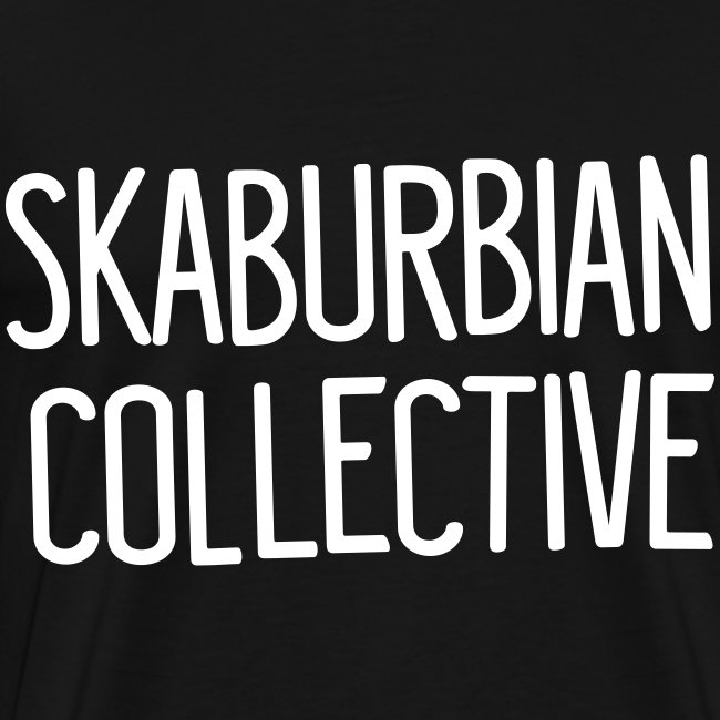 Skaburbian Text Logo White on Black