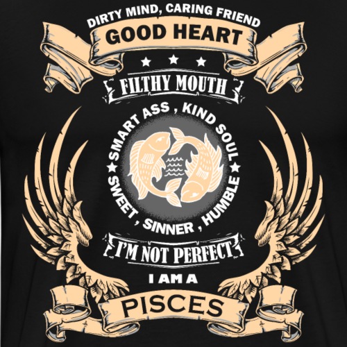 Zodiac Sign - Pisces - Men's Premium T-Shirt