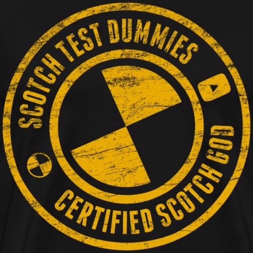 Scotch Test Dummies...Certified Scotch God - Men's Premium T-Shirt