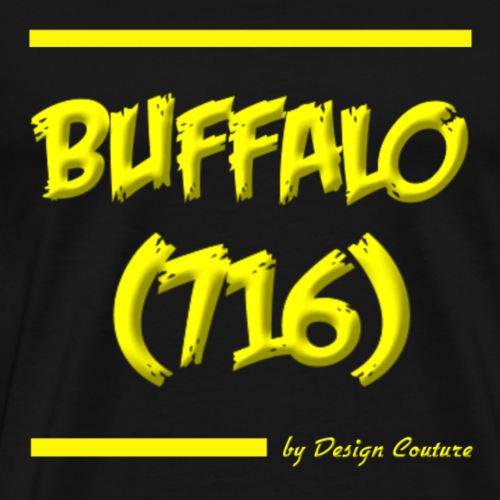BUFFALO 716 YELLOW - Men's Premium T-Shirt