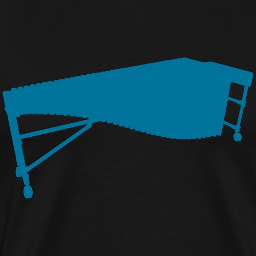 Marimba 2 outline - Men's Premium T-Shirt