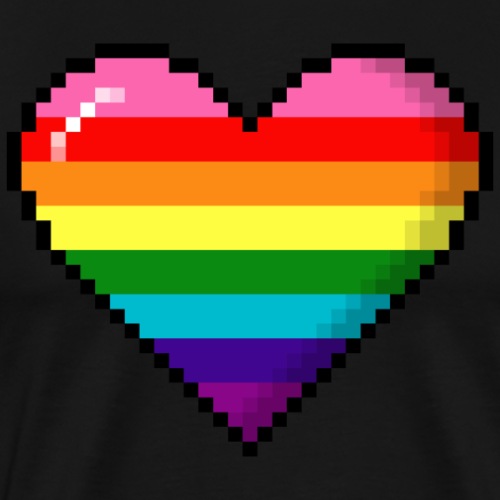 Gilbert Baker Original LGBTQ Gay Rainbow Pride 8- - Men's Premium T-Shirt