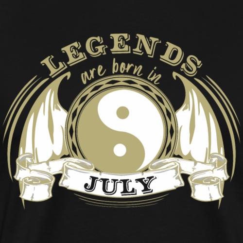 Legends are born in July - Men's Premium T-Shirt