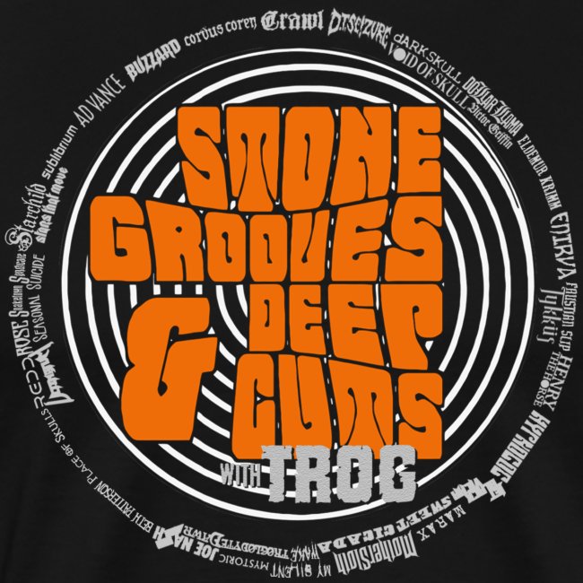 Stone Grooves Deep Cuts Spiral Logo T Shirt