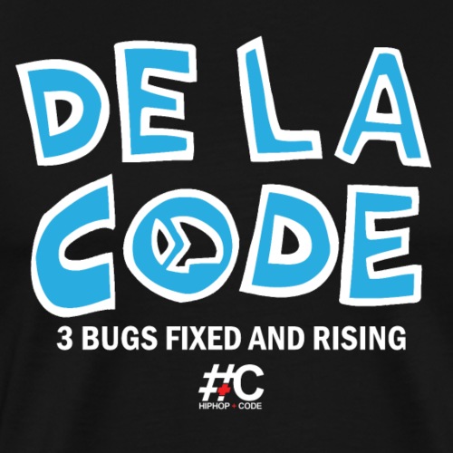 De La Code 3 bugs fixed and rising - Men's Premium T-Shirt