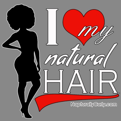 Love Natural Hair (Afro) - Men's Premium T-Shirt