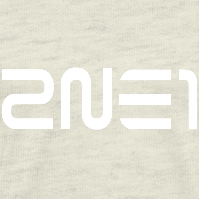 2NE1 Logo in White Women's V-Neck