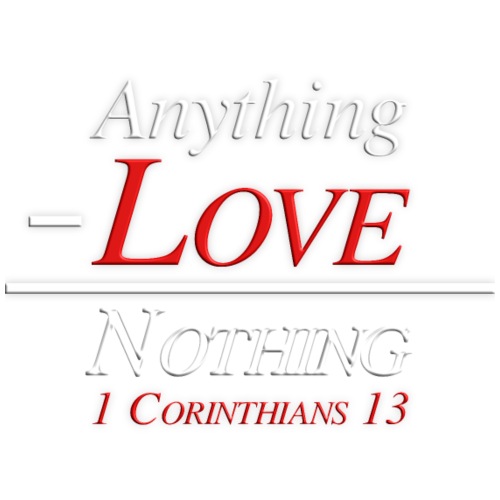 1 Corinthians 13 - Men's Premium T-Shirt
