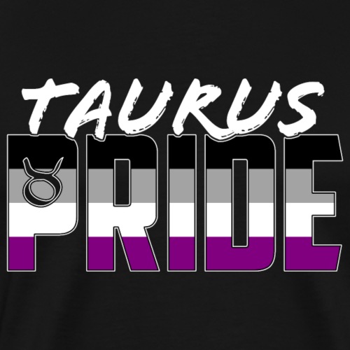 Taurus Asexual Pride Flag Zodiac Sign - Men's Premium T-Shirt