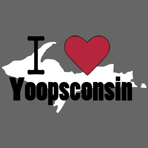 I heart Yoopsconsin - Men's Premium T-Shirt