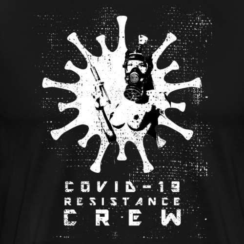 nude nurse / COVID-19 RESISTANCE CREW - Men's Premium T-Shirt
