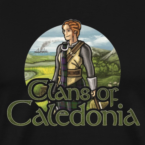 Clans of Caledonia, Clan MacDonald - Men's Premium T-Shirt