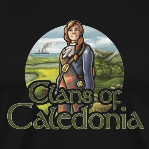 Clans of Caledonia, Clan Robertson - Men's Premium T-Shirt