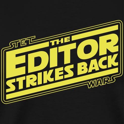 The Editor Strikes Back - Men's Premium T-Shirt