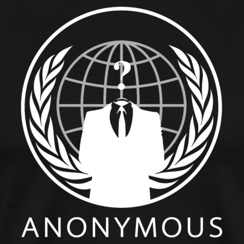 Anonymous 1 - White - Men's Premium T-Shirt