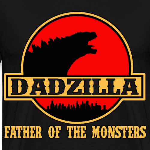 Dadzilla: Father Of Monsters - Men's Premium T-Shirt