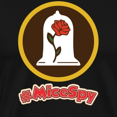 Red Rose Explorer Badge - Men's Premium T-Shirt