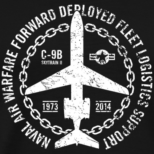 Vintage C-9B Skytrain II Aircraft Design - Men's Premium T-Shirt