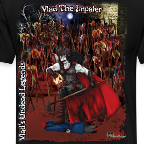 Vlad The Impaler Full BG - Men's Premium T-Shirt