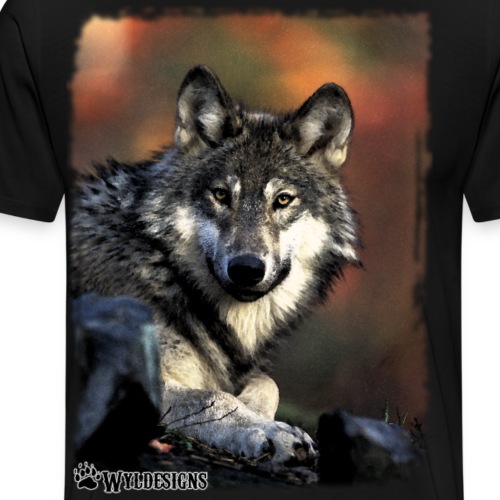Wolf s Gaze - Men's Premium T-Shirt