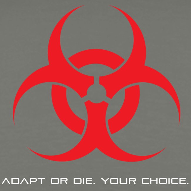Front/Back: Wolfen Atitude on Dark - Adapt or Die