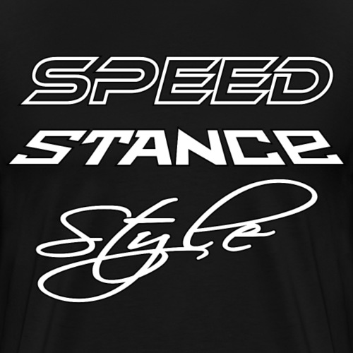 Speed stance style - Men's Premium T-Shirt