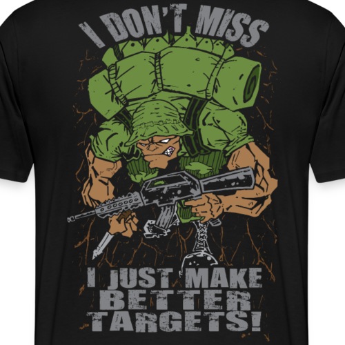 Badass Marine Grunt - Men's Premium T-Shirt