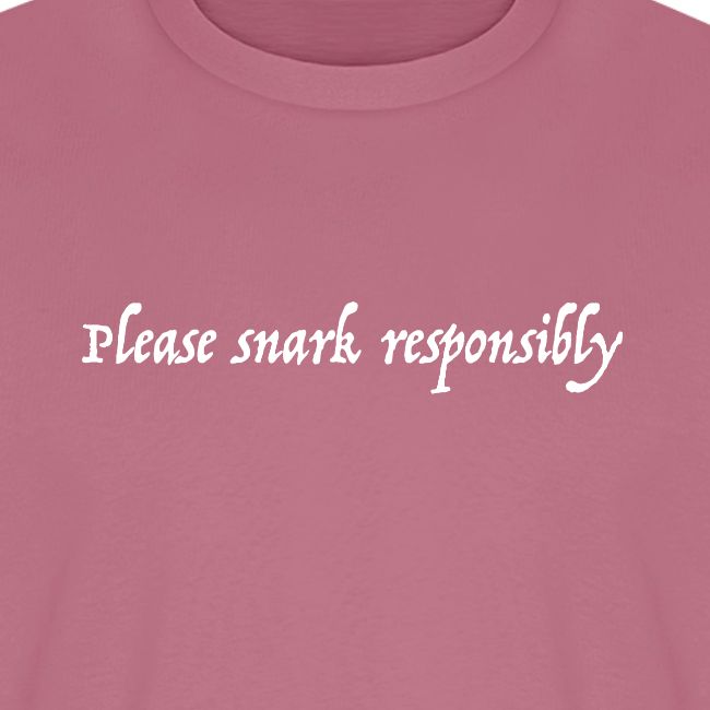 snark responsibly png