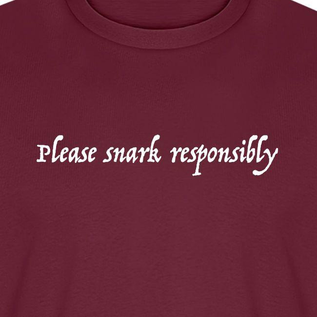 snark responsibly png