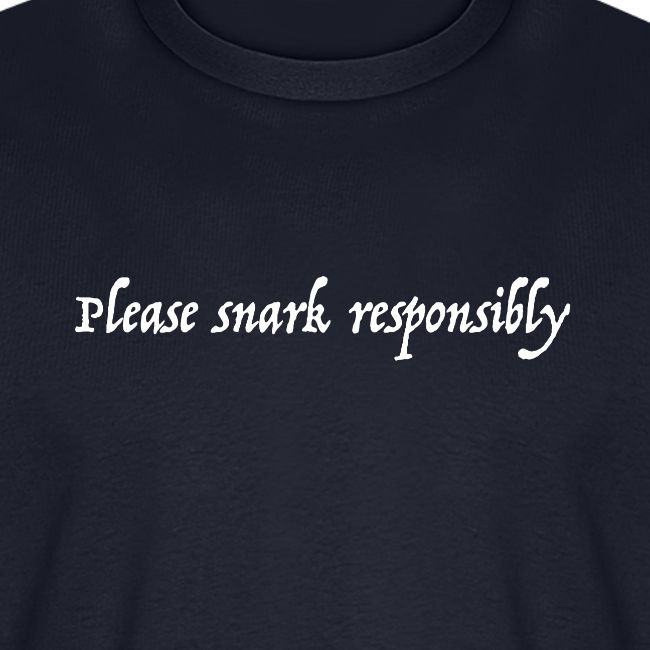 snark responsibly png