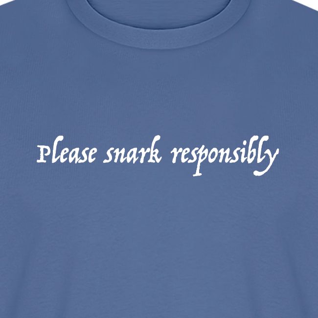 snark responsibly png