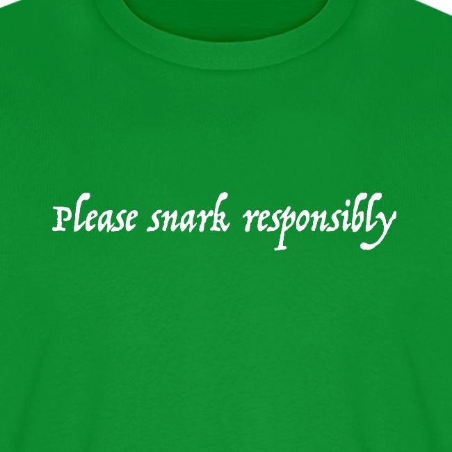 snark responsibly png