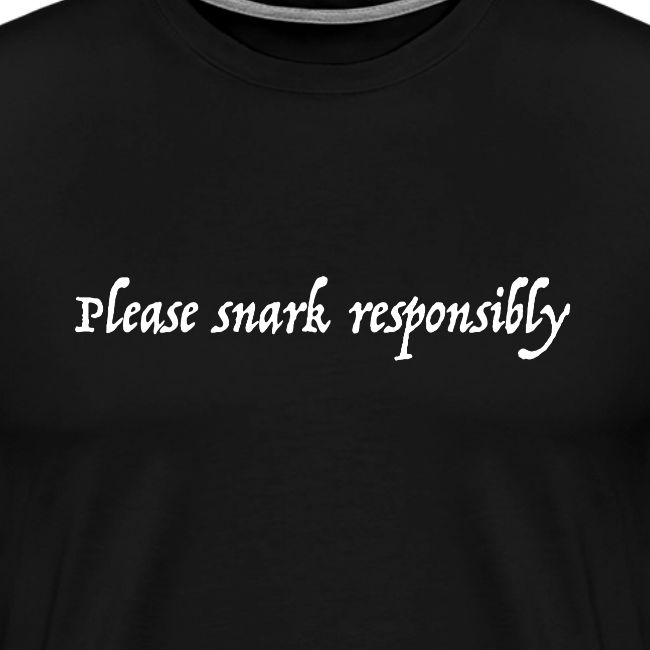 snark responsibly png