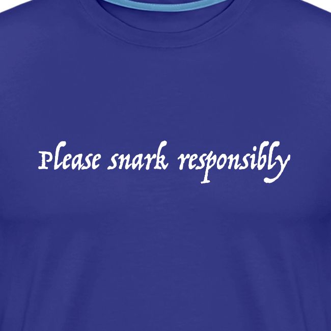 snark responsibly png