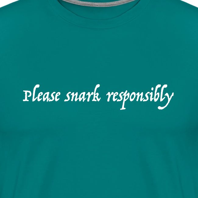 snark responsibly png