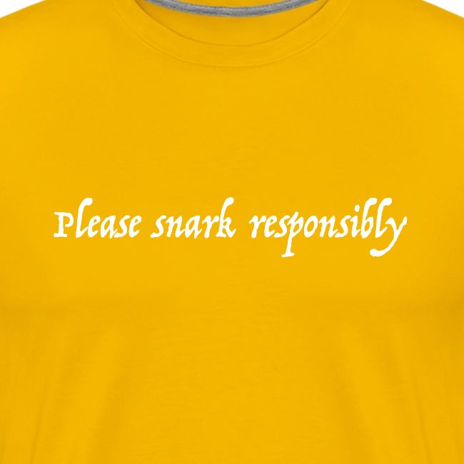 snark responsibly png