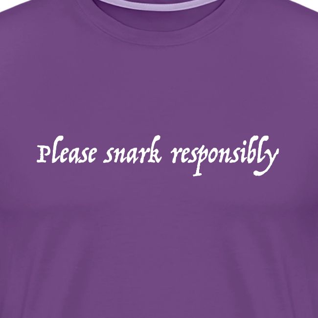 snark responsibly png