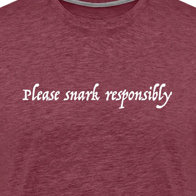snark responsibly png