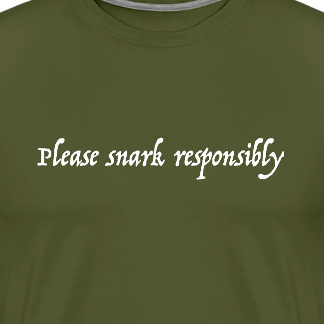 snark responsibly png