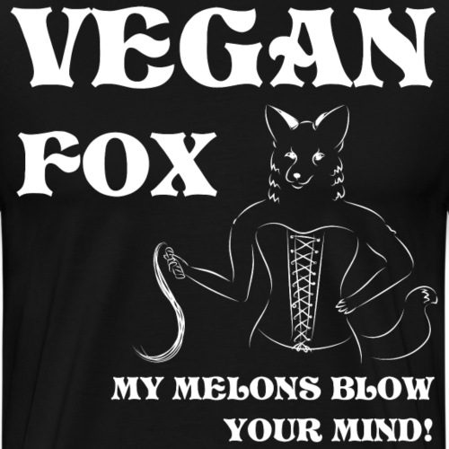 Vegan Fox Melons Parody Shirt Gift Idea Ideas - Men's Premium T-Shirt