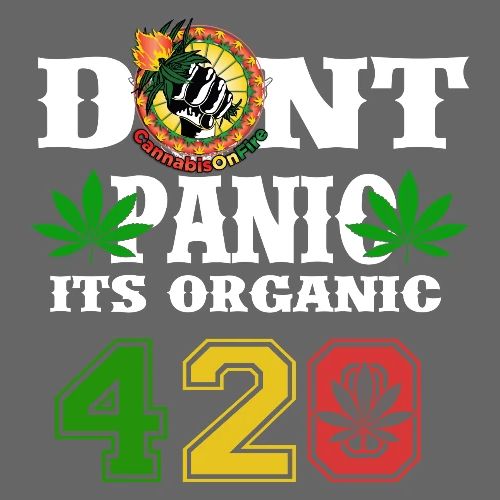 Joking 420 Organic Smoke Weed Marijuana Design - Men's Premium T-Shirt