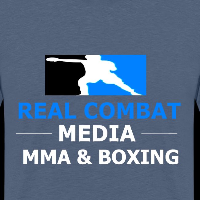 RCM MMA & BOXING Light Blue White Text