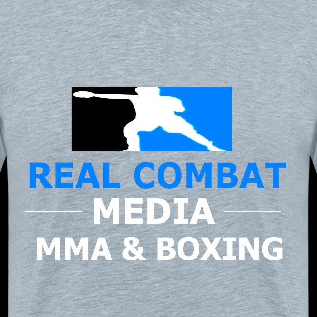 RCM MMA & BOXING Light Blue White Text