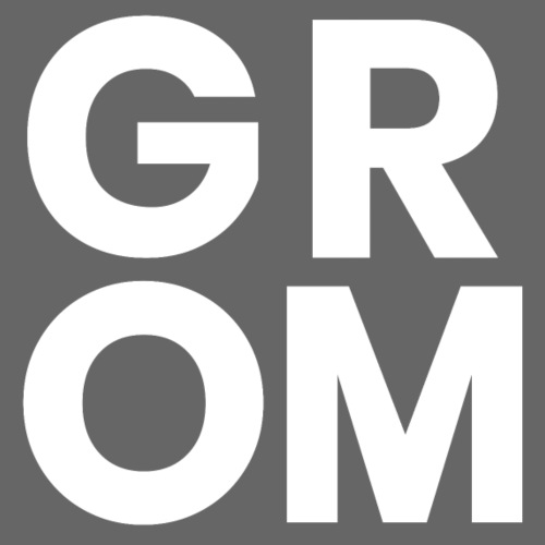 Grommr Cube (White) - Men's Premium T-Shirt