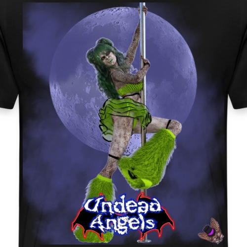 Undead Angels: Undead Dancer Emerald Full Moon - Men's Premium T-Shirt