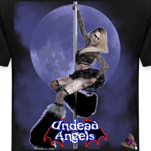 Undead Angels: Undead Dancer Onyx Full Moon - Men's Premium T-Shirt